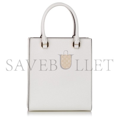 PRADA WHITE SMALL SAFFIANO LEATHER SATCHEL 1BA333 (19*17*6cm) PRADA WHITE SMALL SAFFIANO LEATHER SATCHEL 1BA333 (19*17*6cm)